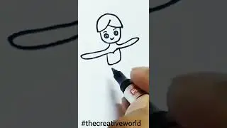 easy cute angel drawing #shorts #thecreativeworld