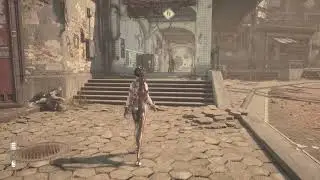Stellar Blade Follow Adam Get to Lift for Presence Chamber
