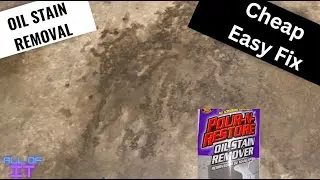 Oil Stain Removal The Easy Way