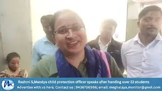 Rashmi S, Mandya Child Protection Officer speaks after handing over 22 children from Karnataka