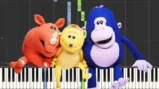 The Mighty Jungle Theme Song - Piano Tutorial