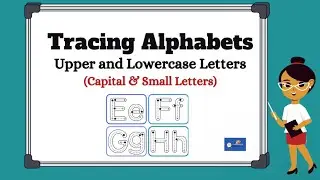 Tracing Alphabets| Letter Tracing| Letters E,F,G,H|Capital & Small Letters|Upper & Lowercase Letters