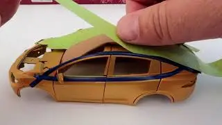 Diecast Restoration Customization Damaged Tesla Model X