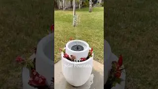 DIY solar fountain #diy #outdoor s#outdoordecor