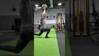 Iso Overhead Lunge hold + Knee Drive hold