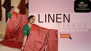 💖 Wholesale Linen Tissue Saree | Function Wear | #tissuesarees #linencottonsarees
