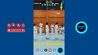 Kista Taekwondo Classes | Taekwondo Practice in Sweden | Taekwondo Basics for Beginners #mushabbar