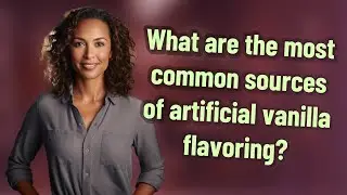 What are the most common sources of artificial vanilla flavoring?