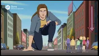 Giantess Rachel Saves The City From The Meteor