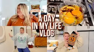 NEW HAIRCUT, LULULEMON & AMERICAN EAGLE HAUL + FALL SIMMER POT | DAILY VLOG