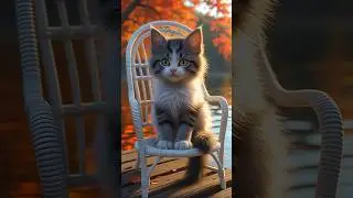Cutest Angry Kitten Ever! No Fish on a Warm Autumn Day 🐟🍁