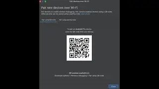 Debugging ionic android app in android phone through Wi-Fi using android studio