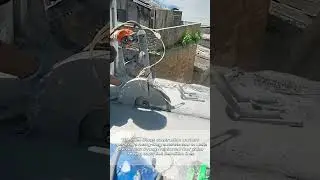 Precision Demolition: Concrete Saw Cutting Through Floor Slabs