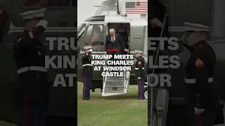 Trump meets King Charles at Windsor Castle