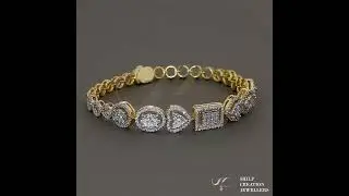 925 Sterling Silver Tennis Bracelet  with Zircon Diamond in Various Shapes for Parties