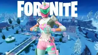 PASTEL BRITE RAIDER Skin Gameplay - No Commentary (Fortnite)