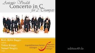 Vivaldi Concerto C RV 537 2 trumpets Tobias Krieger Samuel Beagley mandolin orchestra Boris Bagger