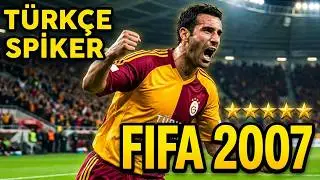 FIFA 2007 -- Gameplay  ( Galatasaray 1 - 0 Bursaspor) T&Uuml;RK&Ccedil;E SPİKER