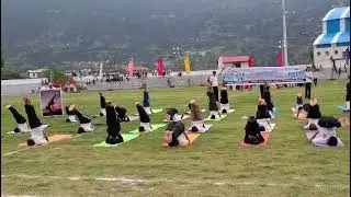 Yoga session part 9 by jnv student at sports stedium doda #jnvdoda #navodaya #viralvideo #trending 