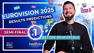 🔮 RESULTS PREDICTIONS BEFORE REHEARSALS | 🇨🇭 FIRST SEMI-FINAL of EUROVISION 2025 | Who will qualify?