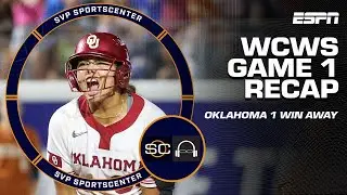 Oklahoma softball ONE WIN AWAY from a HISTORIC WCWS FOUR-PEAT 🔥 | SC with SVP