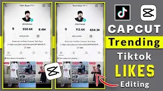 Capcut Video Editing | Tiktok Likes and Followers Increase Trick | Tech Raye