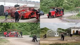 Buckingham railway centre- wartime fire engine demonstration