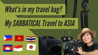 What's in my TRAVEL BAG? What I will bring with me on SABBATICAL