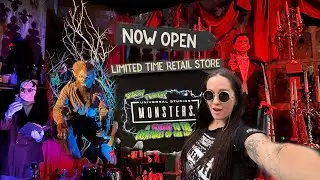 Торжественное открытие магазина классических монстров в Universal Studios и ужин в кафе Monsters!