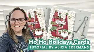 Toner-Foiled Christmas Cards | Ho Ho Holidays Tutorial | @CallMeCraftyAl