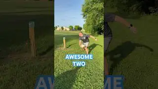 Clean drive, confident finish. Blake drops a great putt for the two! ✌🏼#discgolfing #discgolf #tn