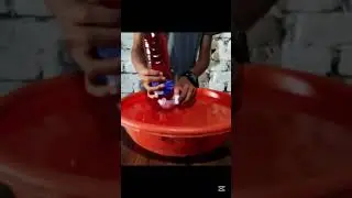 Colour No React With Water 💦🌊#experiment @Mr Hackbe