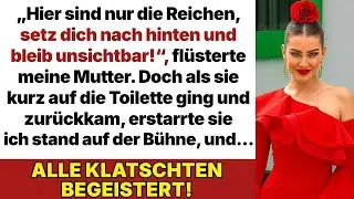 „Setz dich nach hinten und benimm dich!“, sagte meine Mutter – bis sie mich auf der Bühne sah!