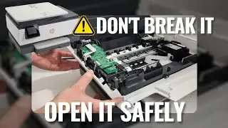 HP OfficeJet Pro 8125e Disassembly | Remove Side Panel & Access Printhead Safely