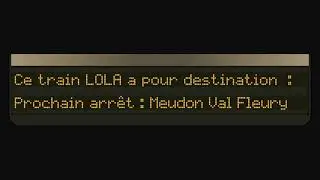 Annonce SNCF - SIVE Complet Z2N RER C Train LOLA Versailles - Invalides [HD - animé]