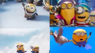 Minions and their team in coffin  dace 