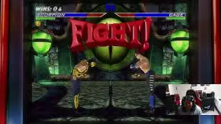 MK Legacy Kollection - Blind MK Player Tries to Play MK4 Arcade - Slight Input Lag Still present