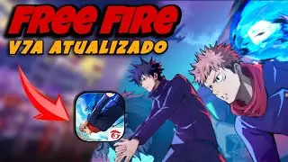 FREE FIRE V7A ATUALIZADO 14 DE JANEIRO JUJUTSU KAISEN,FREE FIRE V7A PARA ANDROID E PC ATUALIZADO