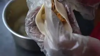 Making momos at Dreamers Cafe
