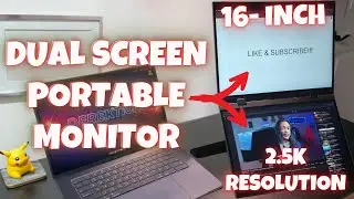 UPERFECT &mdash; двойной 16-дюймовый складной портативный монитор с разрешением 2.5K | Подробный обзор
