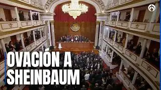 Entre aplausos: así llegó Sheinbaum en el 109 Aniversario de la Constitución de 1917