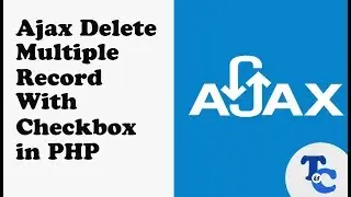 Ajax Delete Multiple Data With Checkboxes In PHP Jquery Mysql