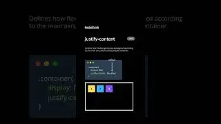 justify content in css @webwithcode 