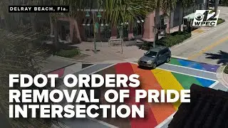 FDOT gives September deadline for Delray Beach to remove pride mural at intersection