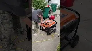 GENERAC GP 6500 PORTABLE GENERATOR start generator