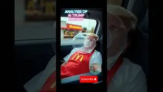 ANALYSIS OF AI TRUMP PARODY, McDONALDS #trump #tradewar #kamala #mcdonalds