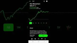 Riot Blockchain Robinhood Stock Market Investing