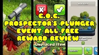 C.O.C. PROSPECTOR'S PLUNGER EVENT || ALL FREE REWARDS REVIEW || FULL VIDEO || VIDEO - #02