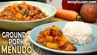 Ground Pork MENUDO | The Perfect Pinoy Ulam ! Pork Giniling