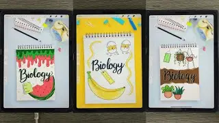Best Biology Notebook Front Page Ideas | Top 10 Creative Designs for Students